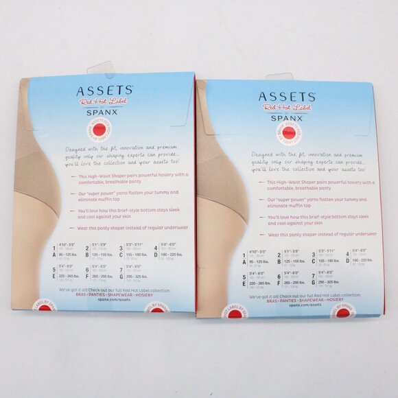 Spanx Assets Red Hot Label Super Control High Waist Panty Brief Size 6 NWT Lot - Picture 5 of 7